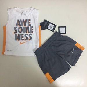 Nike Cute Boy sleeveless top with shorts